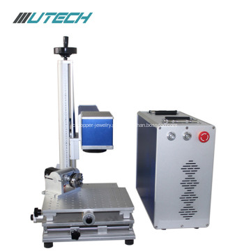 Marcação a laser de fibra de máquinas CNC